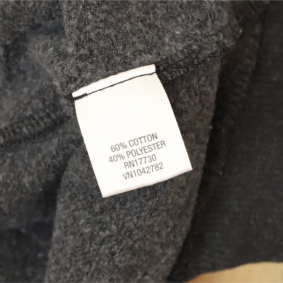 CONVERSE One Star Women's Cowl Neck Sweatshirt Pullover Size L Gray EUC B21 - Picture 5 of 5